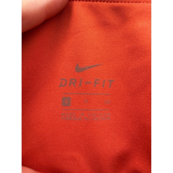 Nike Dri-Fit Women's Athletic Leggings Bright Orange High Rise Workout Small - Picture 12 of 12